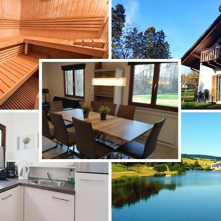 Seepark Kirchheim Ferienhaus Bei Zeta Mit Sauna Exteriér fotografie