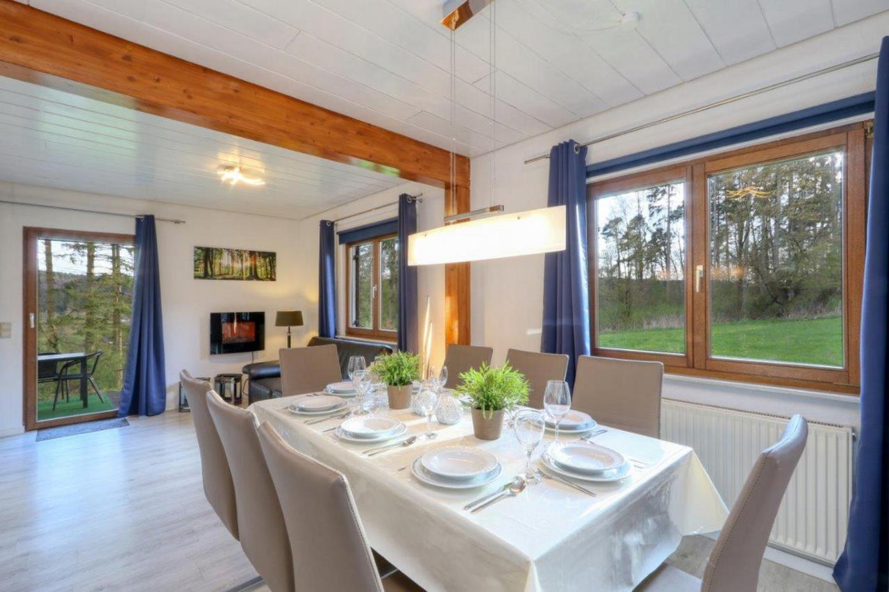 Seepark Kirchheim Ferienhaus Bei Zeta Mit Sauna Exteriér fotografie