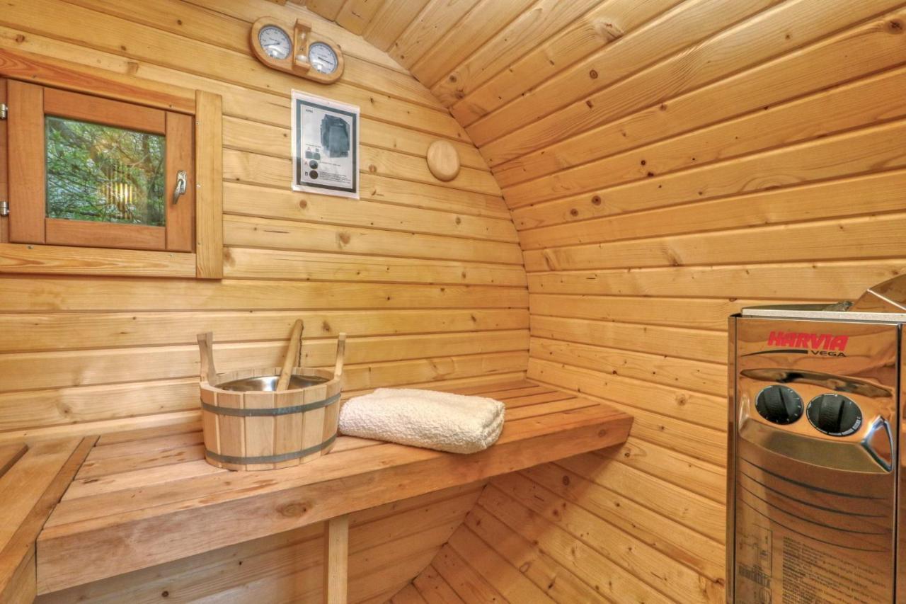 Seepark Kirchheim Ferienhaus Bei Zeta Mit Sauna Exteriér fotografie